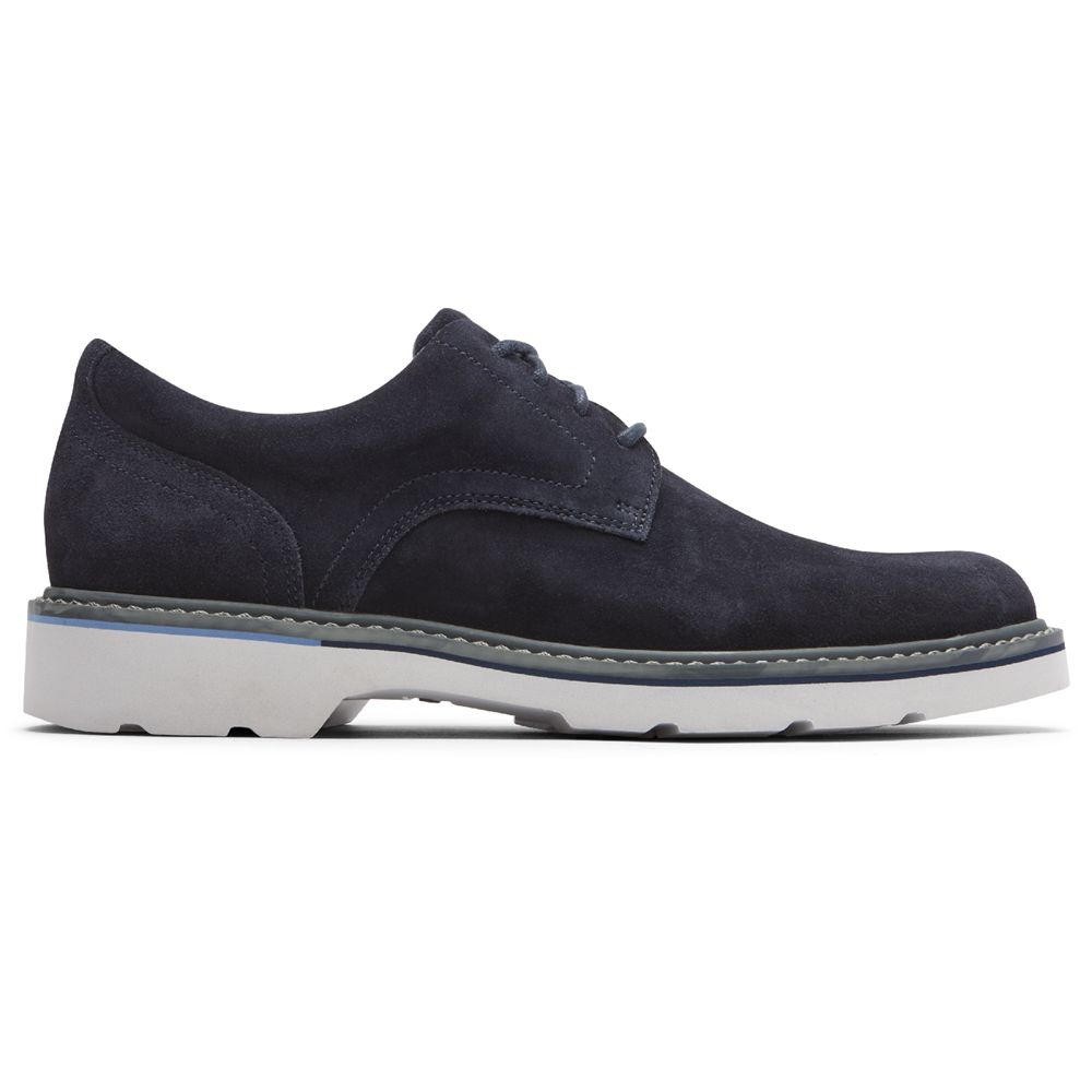 Sapatos Oxford Homem Rockport Charlee Waterproof Plain Toe Azul Marinho,Portugal GJSZC-6942